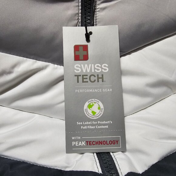 NWT Swiss Tech Toddler Size 4T Heavyweight Puffer Jacket Coat W/Hood Faux Sherpa - Picture 5 of 9